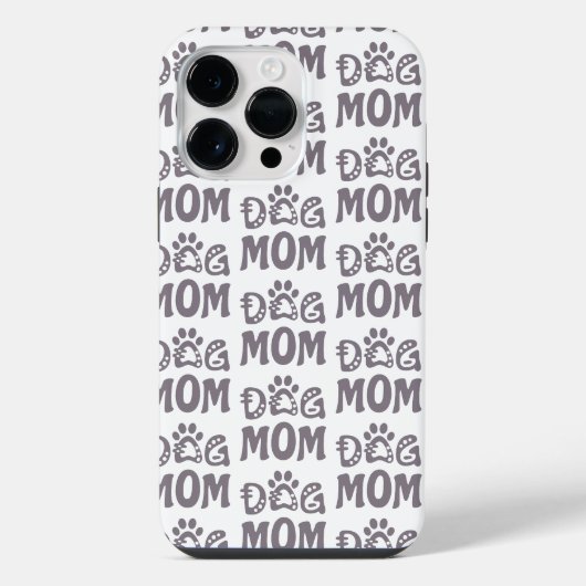 Hond Moeder iPhone Hoesje (Achterkant)