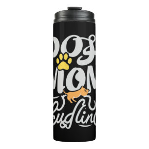 Hond Moeder Knuffelen Puppy 1 Thermosbeker