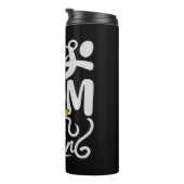 Hond Moeder Knuffelen Puppy 1 Thermosbeker (Geroteerd rechts)