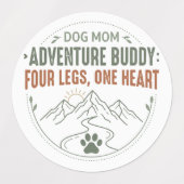 Hond Moeder. Koe. Cactus. Labels (Design 1)