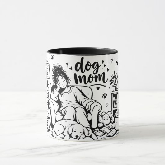 Hond Moeder Koffiemok Mok (Midden)