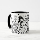 Hond Moeder Koffiemok Mok (Voorkant links)