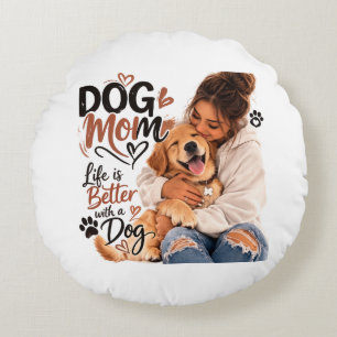 Hond Moeder Kussen   Knuffel Teddybeer & Hond Lief