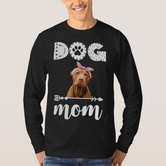 Hond Moeder Labrador Retriever Mam T-shirt (Voorkant)