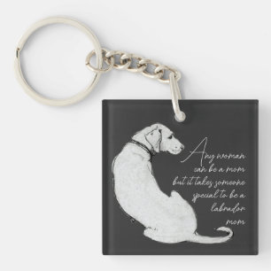 Hond Moeder Labrador Sleutelhanger