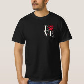 Hond moeder liefde t-shirt (Voorkant)