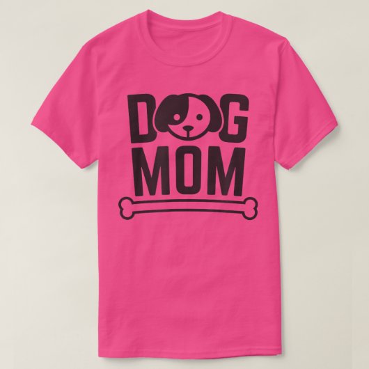 Hond Moeder Liefhebber Eigenaar Mama Grappig Vrouw T-shirt (Design voorkant)