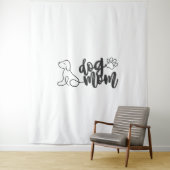 Hond Moeder Lijn Kunst Ontwerp Minimalistische Hon Wandkleed (In situ)