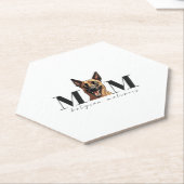 Hond Moeder MALINOIS Classic T-shirt Kartonnen Onderzetters (Schuin)