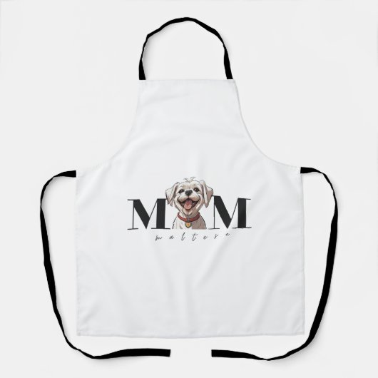 Hond Moeder MALTESE Classic T-shirt Schort (Voorkant)