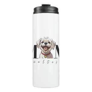 Hond Moeder MALTESE Classic T-shirt Thermosbeker
