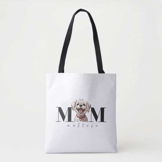 Hond Moeder MALTESE Classic T-shirt Tote Bag (Voorkant)