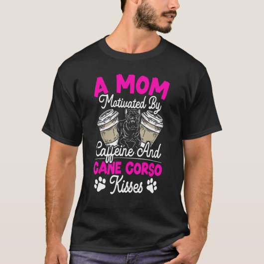 Hond Moeder Mastiff Cane Corso Moeder Hondenras T-shirt (Voorkant)