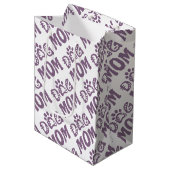 Hond Moeder Medium Cadeauzakje (Voorkant Gekanteld)