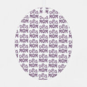 Hond Moeder Metalen Ornament (Achterkant)