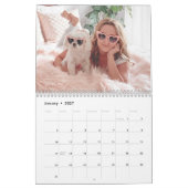 Hond Moeder| Moderne Fotocollage Aangepaste Tekstk Kalender (Jan 2027)