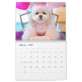 Hond Moeder| Moderne Fotocollage Aangepaste Tekstk Kalender (Feb 2027)