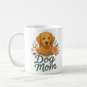 Hond Moeder Mok - Gouden Retriever Bloemendesign - (Links)