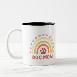 Hond Moeder naar Mens Moeder Tweekleurige Koffiemok