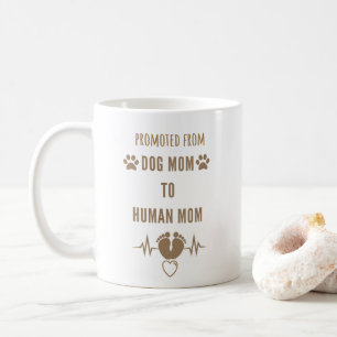 Hond moeder naar menselijke moeder gepromoot grapp koffiemok