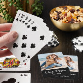 Hond Moeder Opgericht Foto Cadeau Pokerkaarten (Insitu)