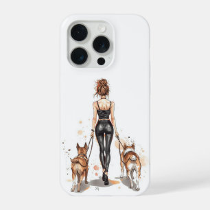 Hond Moeder Phonehoesje Girl Boss Hondenuitlater iPhone 15 Pro Case