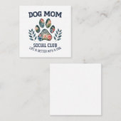 Hond Moeder Poot Bloemstuk  Notitiekaartje (Voorkant / Achterkant)