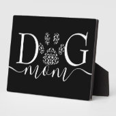 Hond Moeder pootafdruk Fotoplaat (Zijkant)