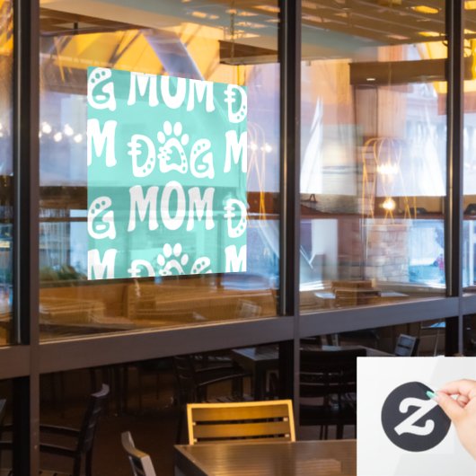 Hond Moeder Raamsticker (Restaurant Raam)