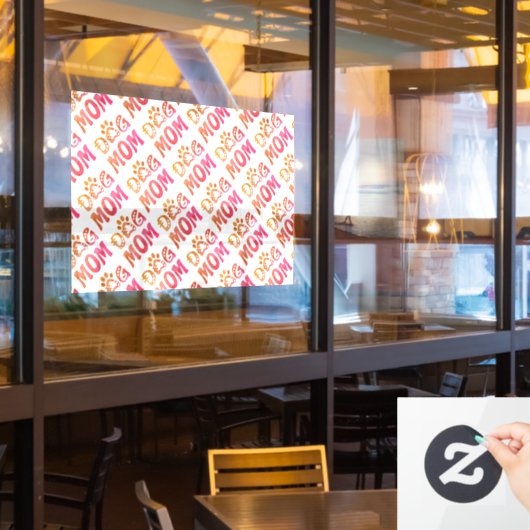 Hond Moeder Raamsticker (Restaurant Raam)