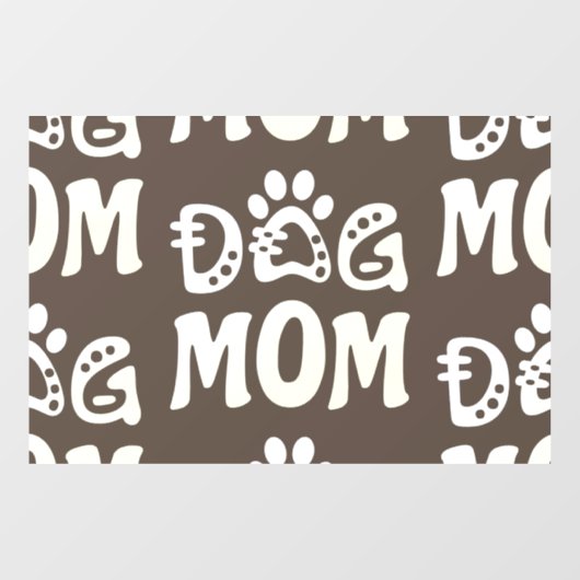 Hond Moeder Raamsticker (Vel)