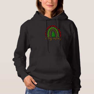 Hond Moeder Rainbow Graphic Hond Mam Hoodie