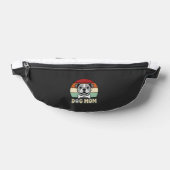 Hond Moeder Retro Bulldog Vector Heuptasje (Liggend)