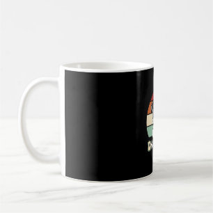 Hond Moeder Retro Bulldog Vector Koffiemok