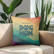 Hond Moeder Retro Groovy gepersonaliseerd