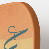 Hond Moeder Retro Groovy gepersonaliseerd Pickleball Paddle (Links Detail)