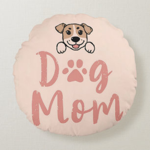 Hond Moeder  Rond Kussen