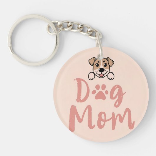 Hond Moeder Sleutelhanger (Voorkant)