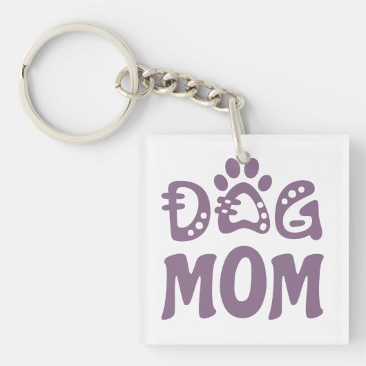 Hond Moeder Sleutelhanger (voorkant)