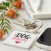 Hond moeder sleutelhanger (Voorkant Rechts)