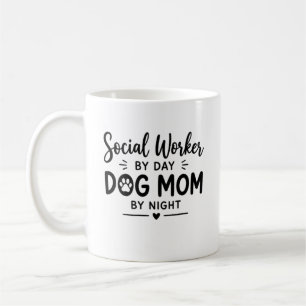 Hond Moeder Sociaal Werker Cadeau Koffiemok