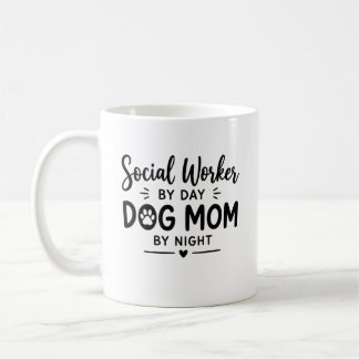 Hond Moeder Sociaal Werker Cadeau Koffiemok
