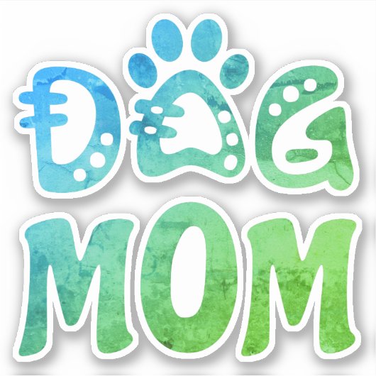 Hond Moeder Sticker (Voorkant)