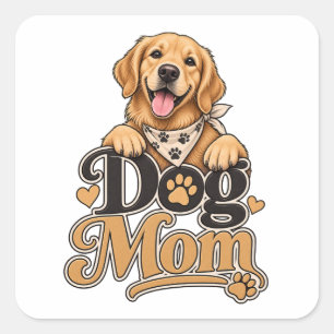 Hond Moeder Sticker   Grappig Cadeau   Hondenliefh