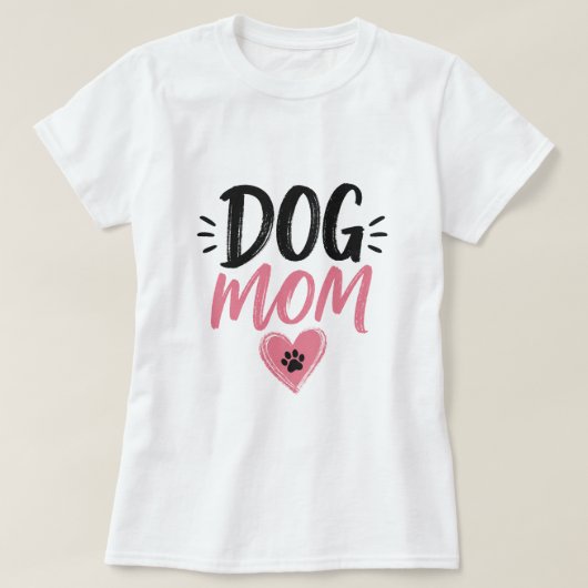 Hond moeder t-shirt (Design voorkant)