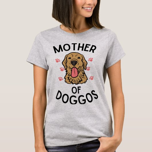Hond moeder t-shirt (Voorkant)
