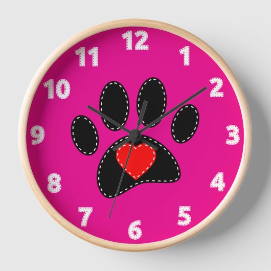 Hond Moeder Tekening Heet Roze (Voorkant)