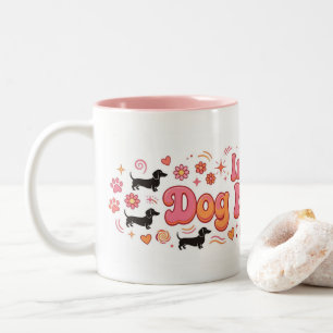 Hond Moeder Tijdperk Mok Dachshund