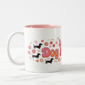 Hond Moeder Tijdperk Mok Dachshund (Links)