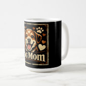 Hond Moeder – Trots Hondenmoeder Liefde Koffiemok (Voorkant rechts)